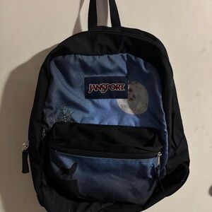 Jansport Backpack Wolf and Moon